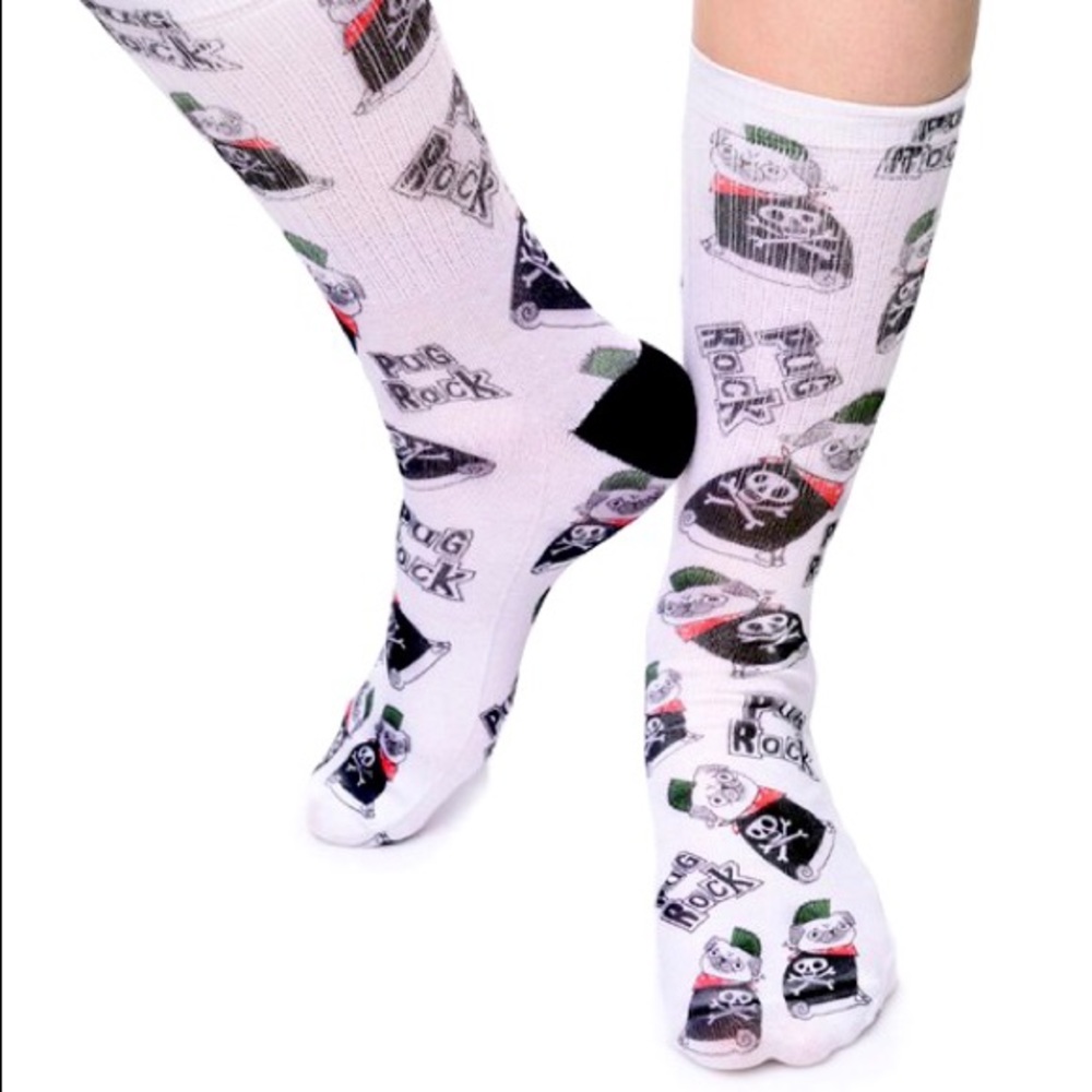 Pug Rocks - Knee-high Socks - Picture 3 of 3